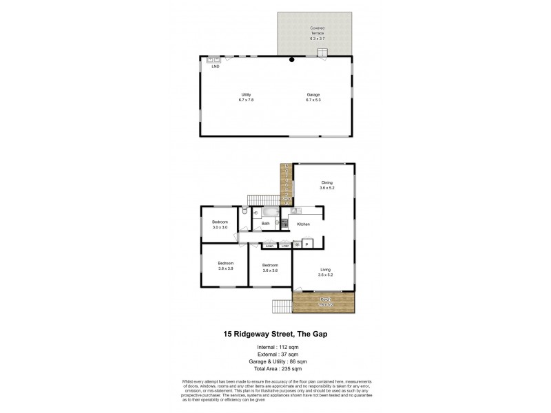 15 Ridgeway Street, The Gap QLD 4061 Floorplan