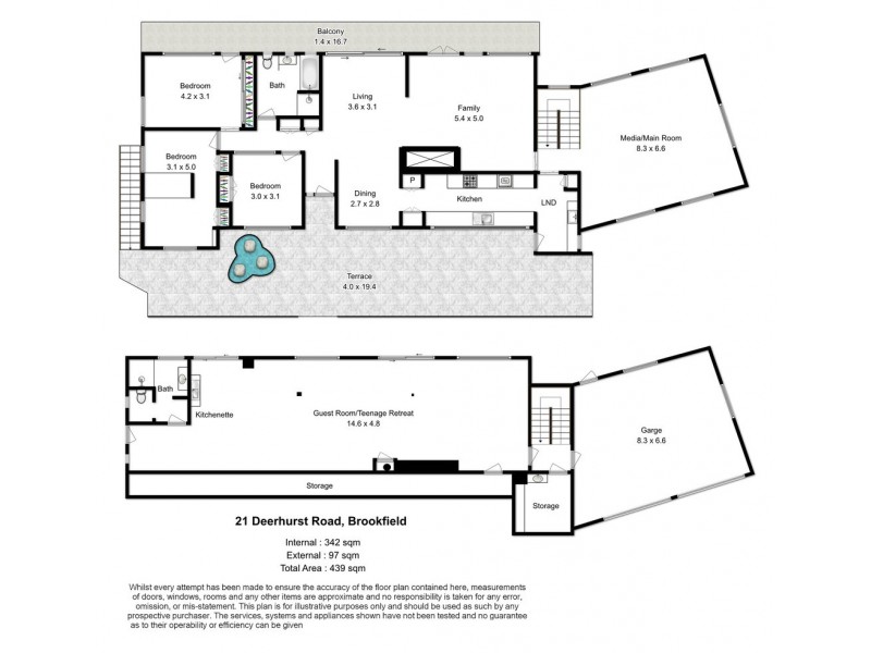 21 Deerhurst Road, Brookfield QLD 4069 Floorplan