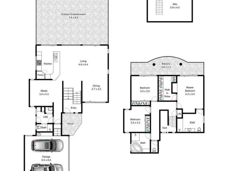 47 Stuartholme Road, Bardon QLD 4065 Floorplan