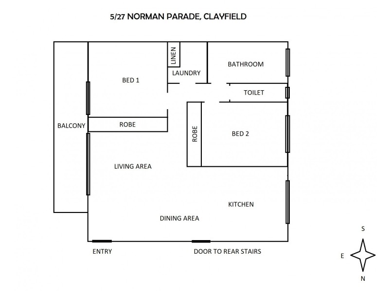 5/27 Norman Parade, Clayfield QLD 4011 Floorplan