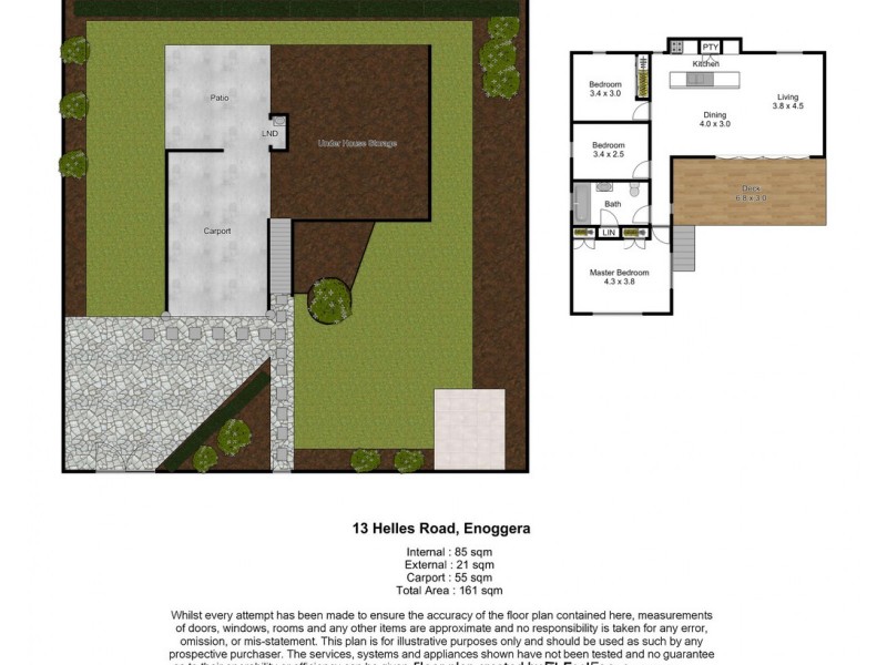13 Helles Road, Enoggera QLD 4051 Floorplan