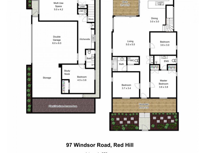 97 Windsor Road, Red Hill QLD 4059 Floorplan