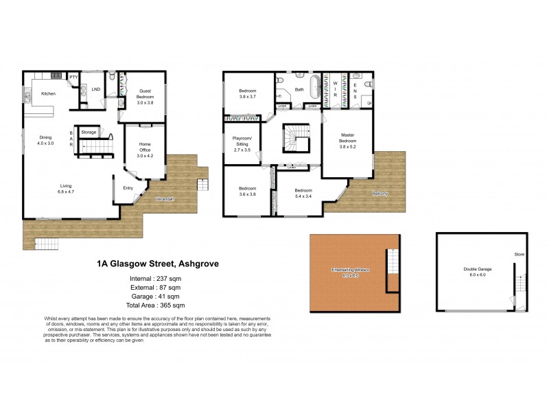 1A Glasgow Street, Ashgrove QLD 4060 Floorplan
