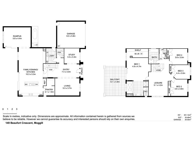 149 Beaufort Crescent, Moggill QLD 4070 Floorplan