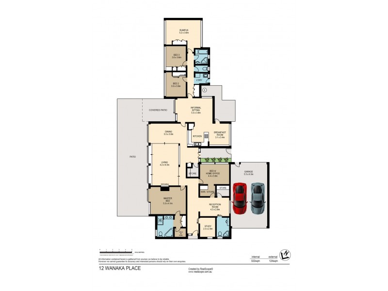 12 Wanaka Place, Mcdowall QLD 4053 Floorplan