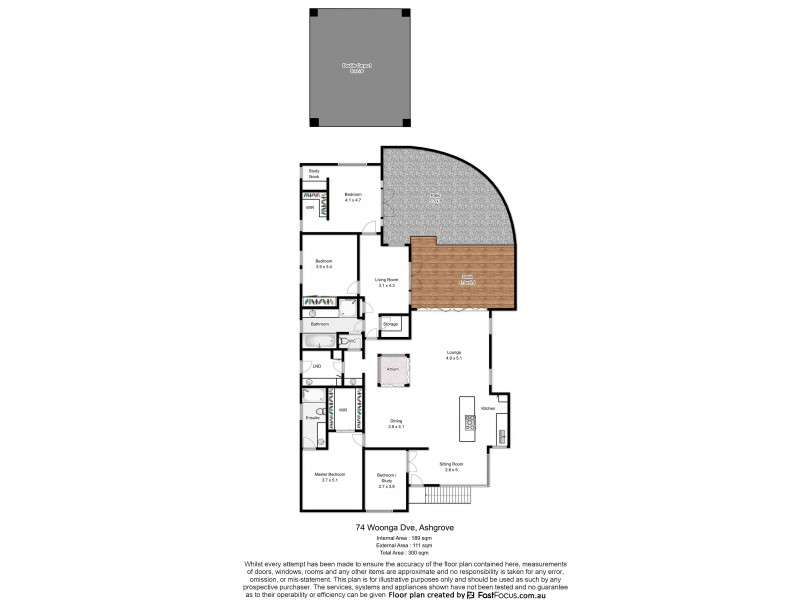 74 Woonga Drive, Ashgrove QLD 4060 Floorplan