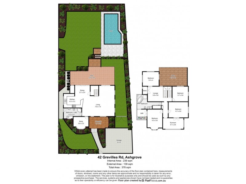 42 Grevillea Road, Ashgrove QLD 4060 Floorplan