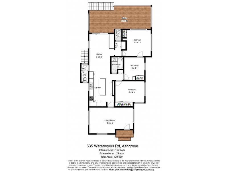 635 Waterworks Road, Ashgrove QLD 4060 Floorplan