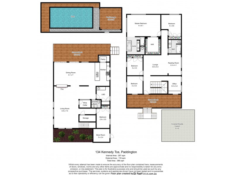 134 Kennedy Terrace, Paddington QLD 4064 Floorplan