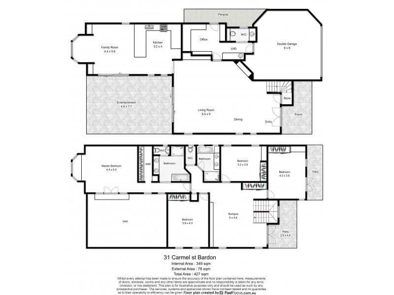31 Carmel Street, Bardon QLD 4065 Floorplan