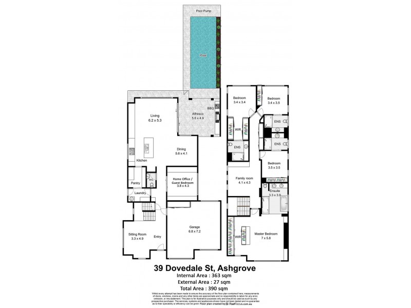 39 Dovedale Crescent, Ashgrove QLD 4060 Floorplan