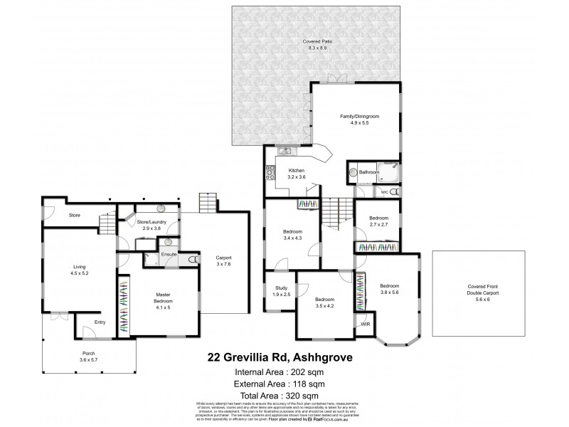 22 Grevillea Road, Ashgrove QLD 4060 Floorplan