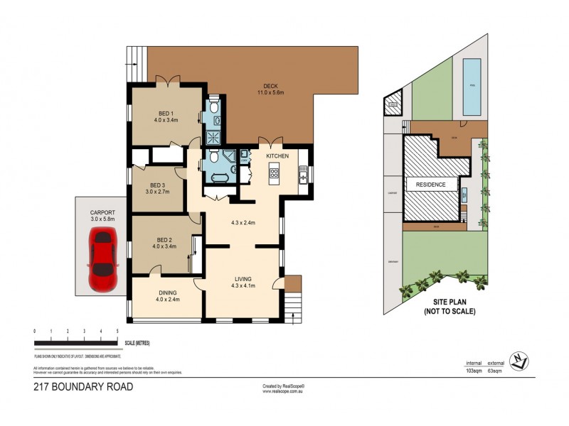 217 Boundary Road, Bardon QLD 4065 Floorplan