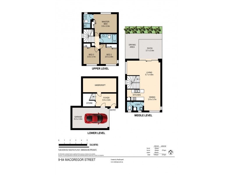 U9/64 Macgregor Street, Wilston QLD 4051 Floorplan