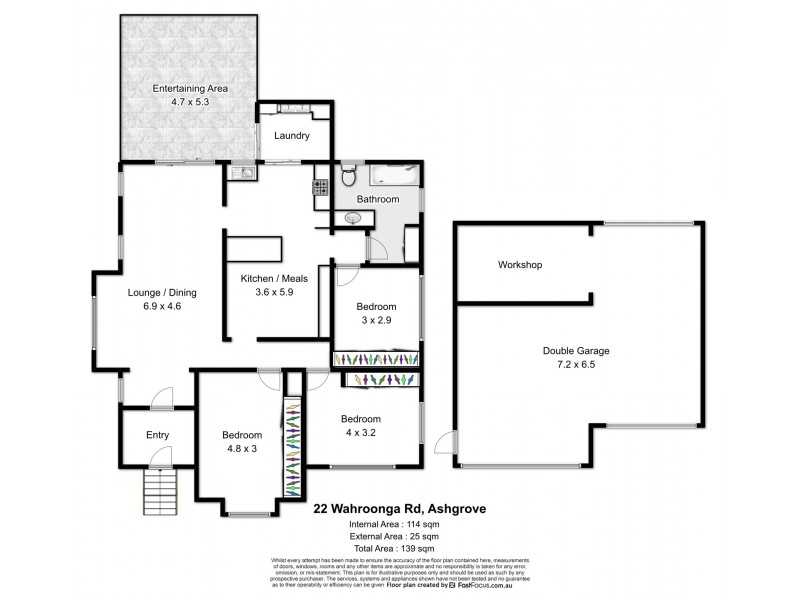 22 Wahroonga Road, Ashgrove QLD 4060 Floorplan