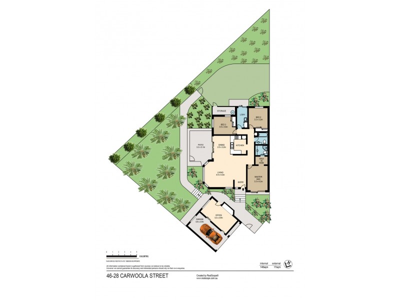 U46/28 Carwoola Street, Bardon QLD 4065 Floorplan