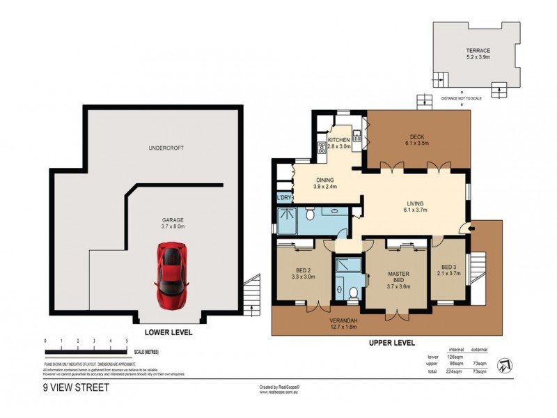 9 View Street, Paddington QLD 4064 Floorplan