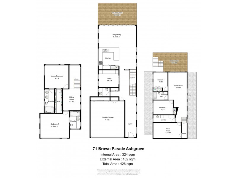 71 Brown Parade, Ashgrove QLD 4060 Floorplan