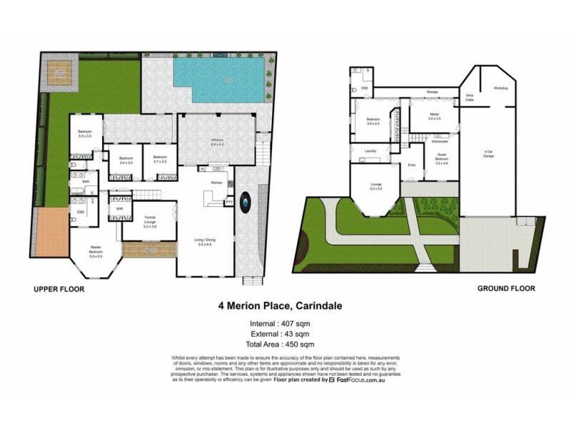 4 Merion Place, Carindale QLD 4152 Floorplan