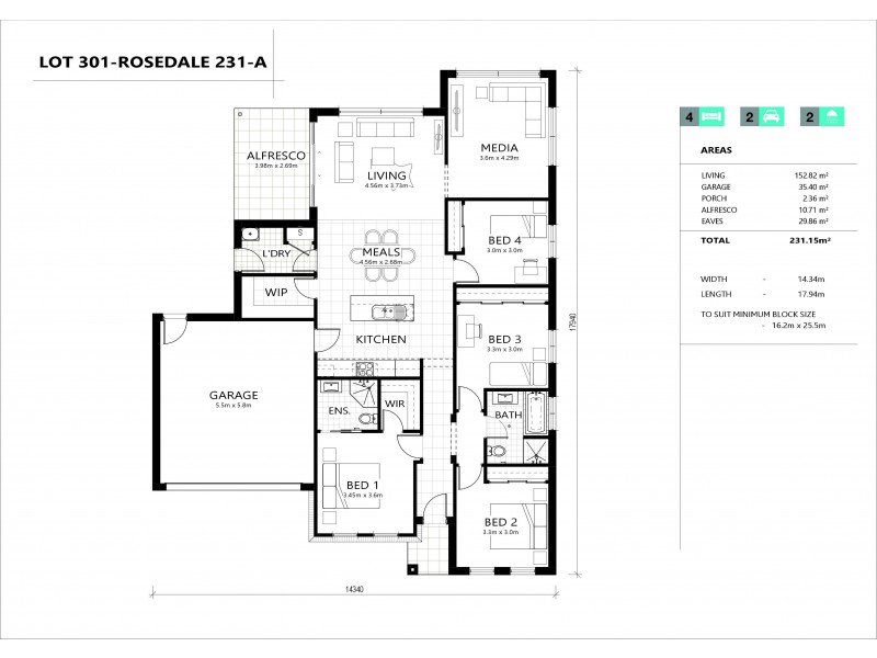Bonnyrigg NSW 2177 Floorplan