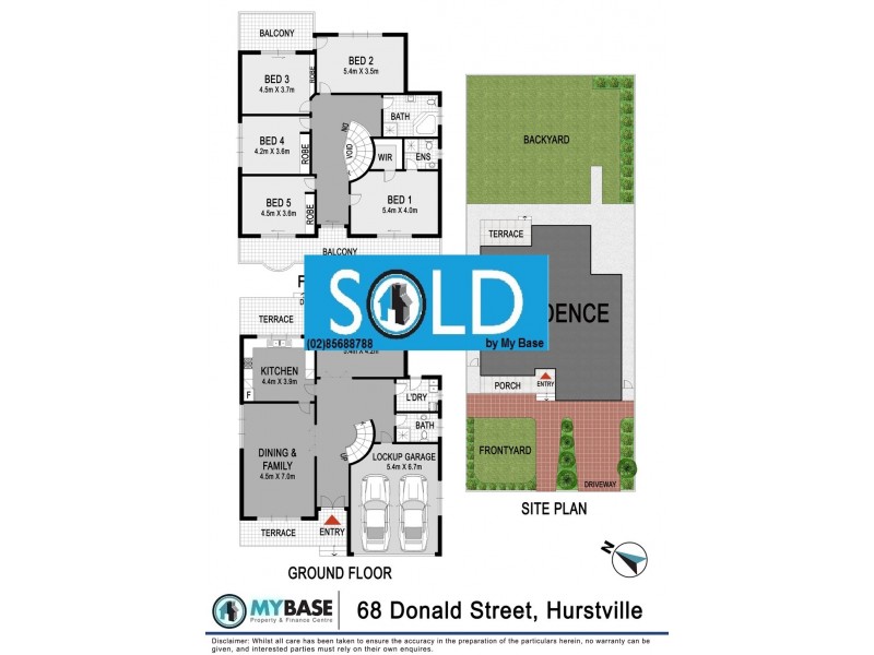 68 Donald Street, Hurstville NSW 2220 Floorplan