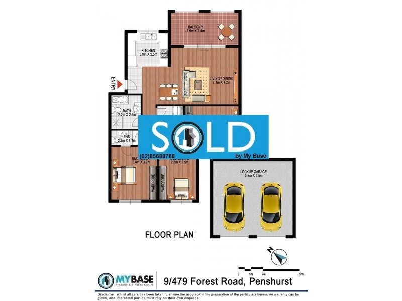 9/479 Forest Road, Penshurst NSW 2222 Floorplan