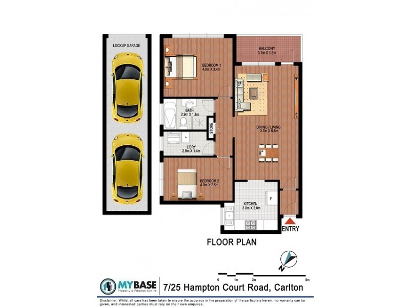 7/25 Hampton Court Road, Carlton NSW 2218 Floorplan