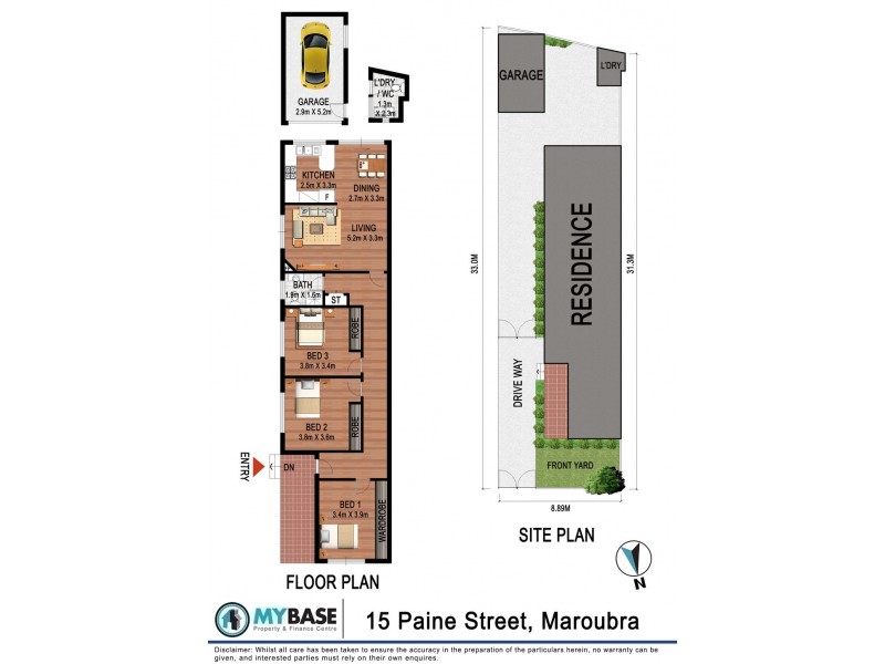 15 Paine Street, Maroubra NSW 2035 Floorplan