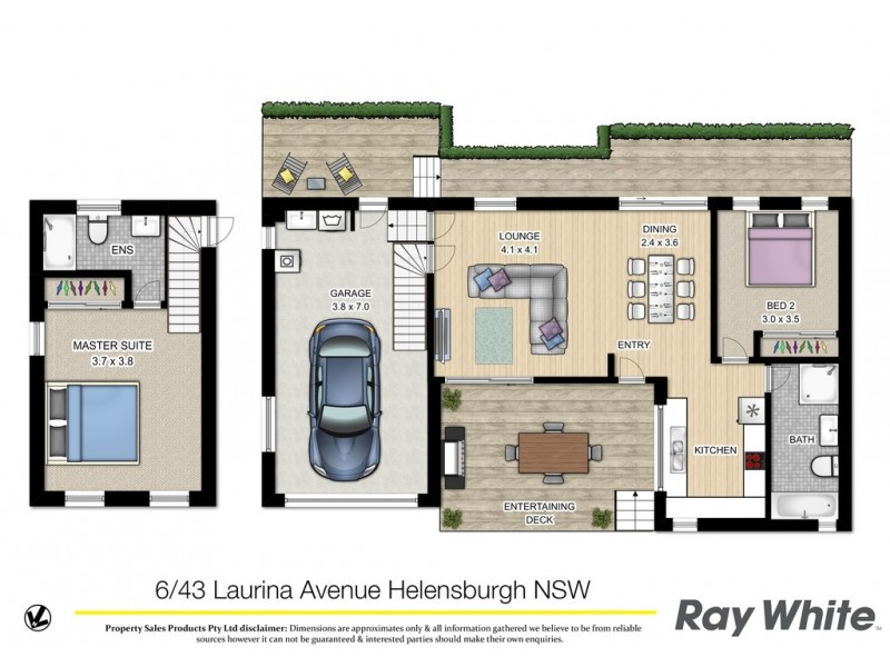 6/43 Laurina Avenue, Helensburgh NSW 2508 Floorplan