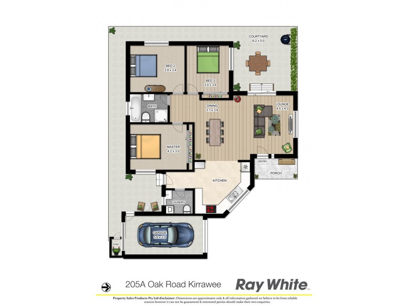 205a Oak Road, Kirrawee NSW 2232 Floorplan