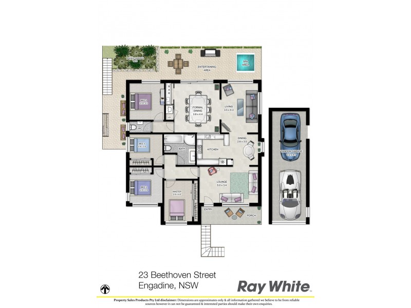 23 Beethoven Street, Engadine NSW 2233 Floorplan