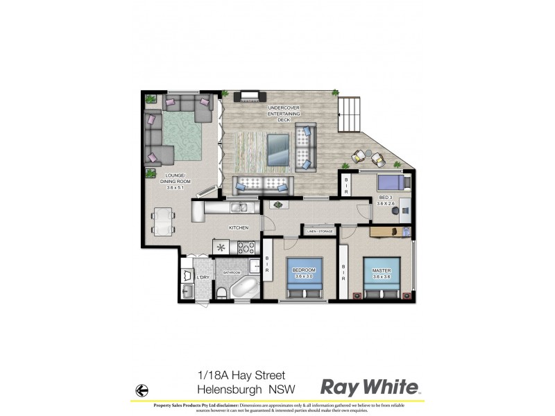 1/18a Hay Street, Helensburgh NSW 2508 Floorplan
