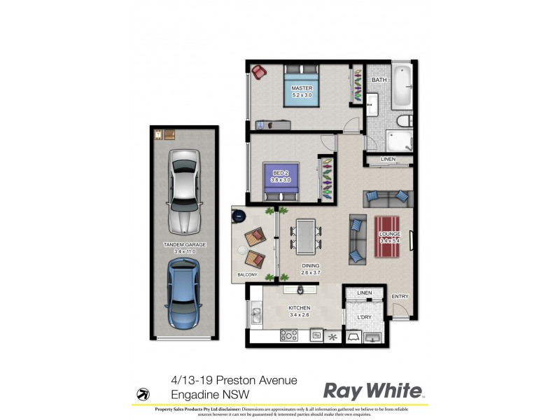 4/13-19 Preston Avenue, Engadine NSW 2233 Floorplan