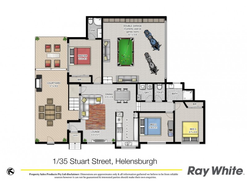 1/35 Stuart, Helensburgh NSW 2508 Floorplan