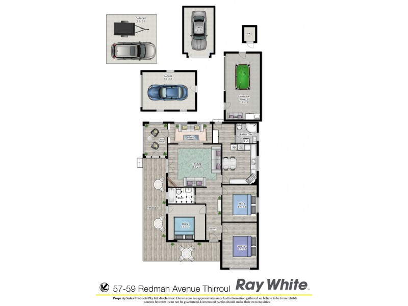 57-59 Redman Ave, Thirroul NSW 2515 Floorplan