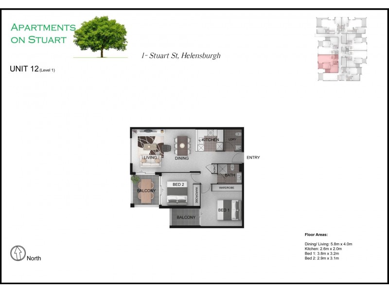 12/1-5 Stuart Street, Helensburgh NSW 2508