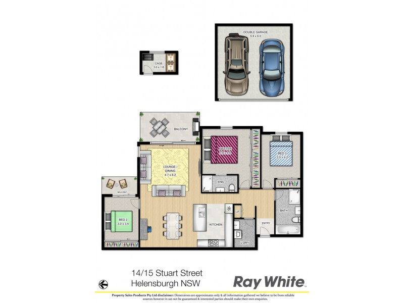 14/15 Stuart Street, Helensburgh NSW 2508 Floorplan