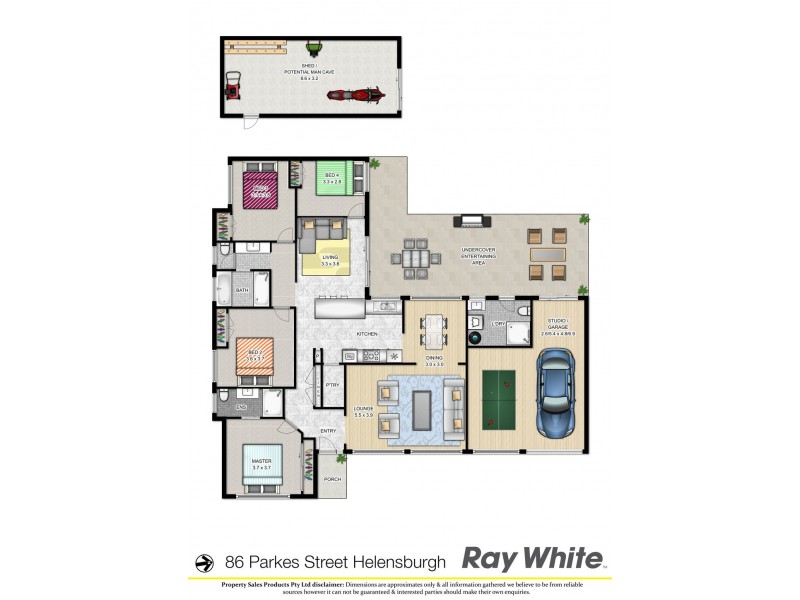 86 Parkes Street, Helensburgh NSW 2508 Floorplan