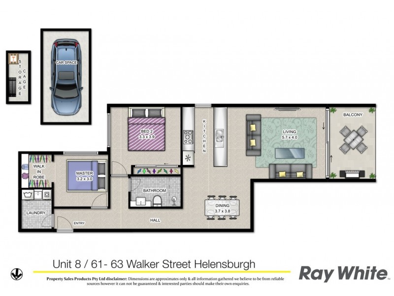 8/61-63 Walker Street, Helensburgh NSW 2508 Floorplan
