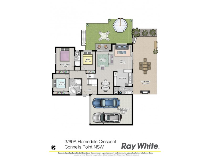 3/69A Homedale Crescent, Connells Point NSW 2221 Floorplan