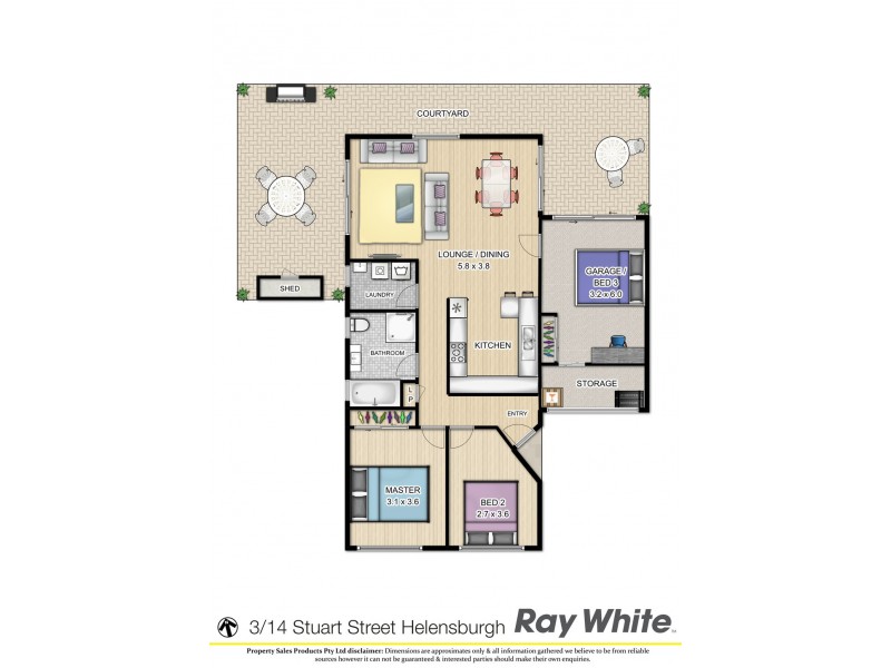 3/14 Stuart Street, Helensburgh NSW 2508 Floorplan