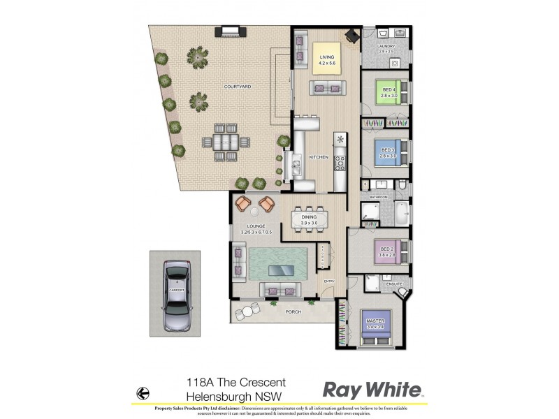 118A The Crescent, Helensburgh NSW 2508 Floorplan