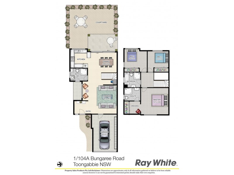 1/104A Bungaree Rd, Toongabbie NSW 2146 Floorplan