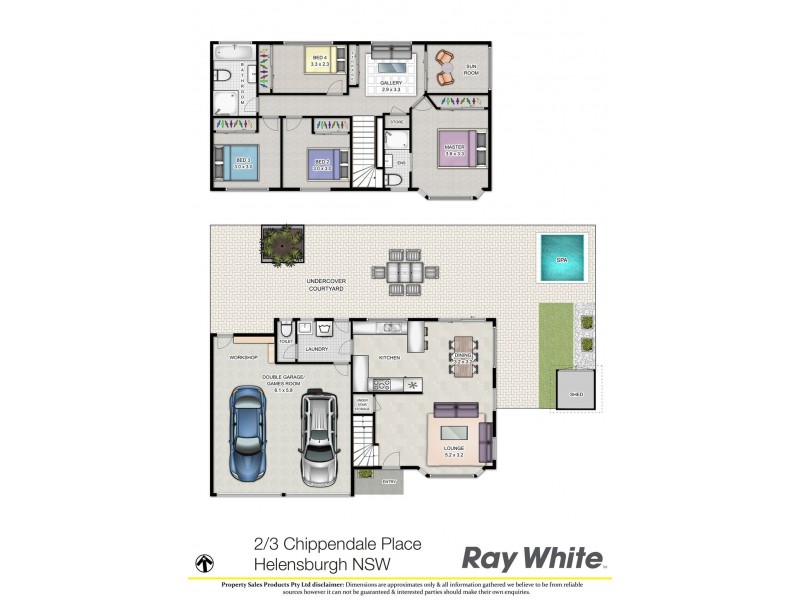 2/3 Chippendale Place, Helensburgh NSW 2508 Floorplan