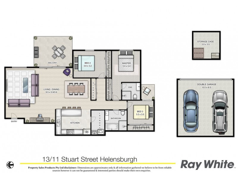 13/11 Stuart Street, Helensburgh NSW 2508 Floorplan