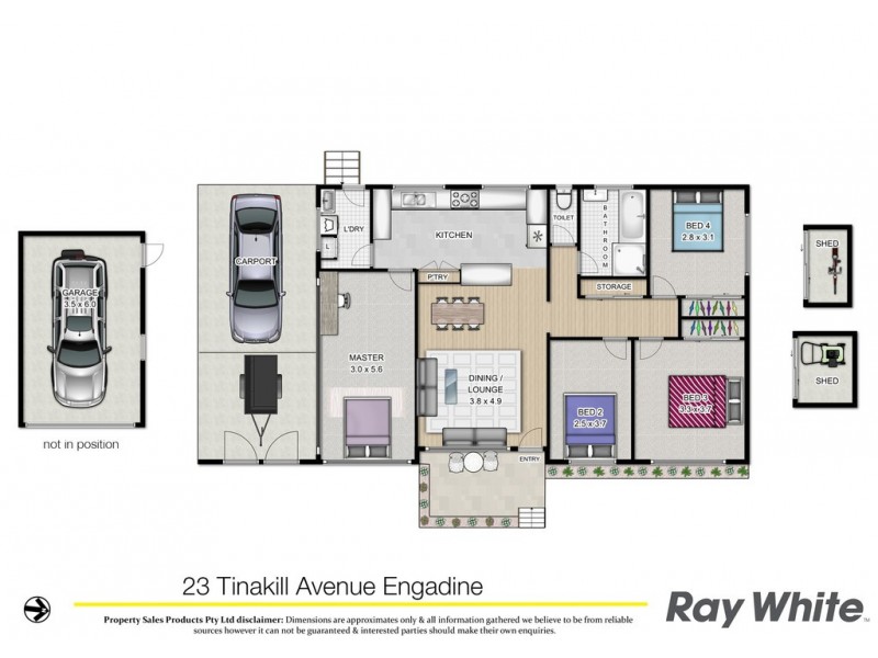 23 Tinakill Avenue, Engadine NSW 2233 Floorplan