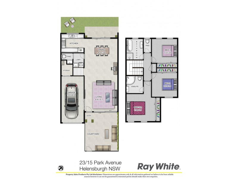 23/15 Park Ave, Helensburgh NSW 2508 Floorplan