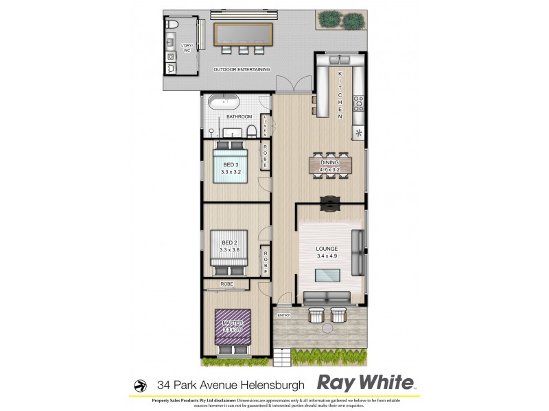 34 Park Ave, Helensburgh NSW 2508 Floorplan