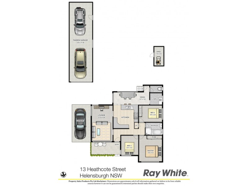 13 Heathcote Street, Helensburgh NSW 2508 Floorplan