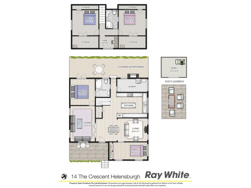 14 The Crescent, Helensburgh NSW 2508 Floorplan